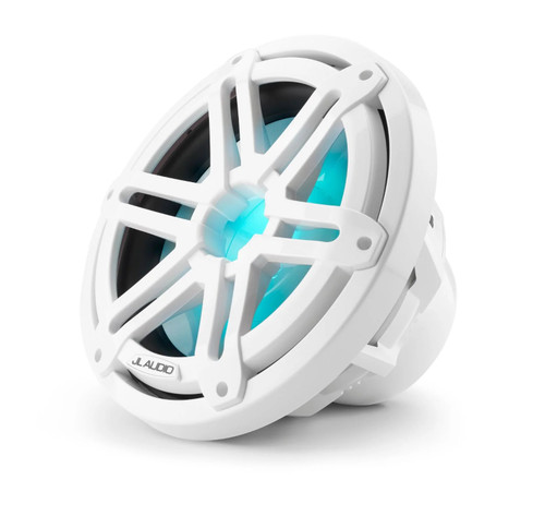 M3 10In Marine Subwoofer White Sport Grille With Rgb Led - SKU184344