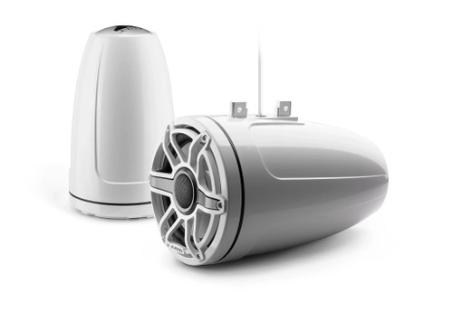 M6 8.8In Enclosed Tower Speakers White Sport Grill - SKU184407