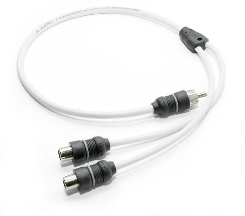 Marine Y-Adapter 1 Male Plug, 2 Female Jacks (Stereo Accessories) - SKU184445