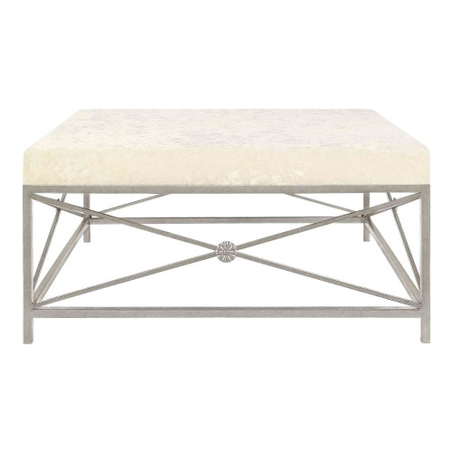 Ella Home Medallion Square Ottoman - CT24