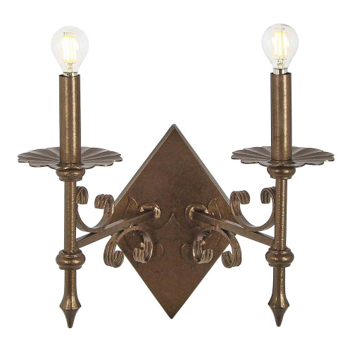 Ella Home Trestle 2-Light Wall Sconce - Large - SC08L