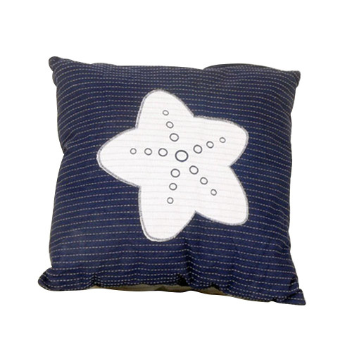 Anne Home - Blue Pillow White Star AB002 By OMH