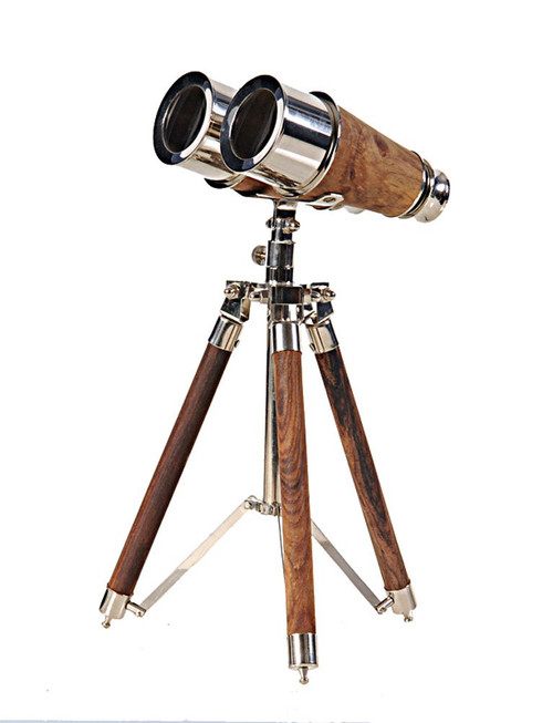 Brass Binocular On Stand AK019 By OMH