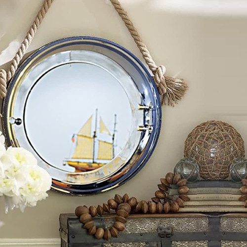 Aluminum Wall Mirror With Storage AK033 By OMH