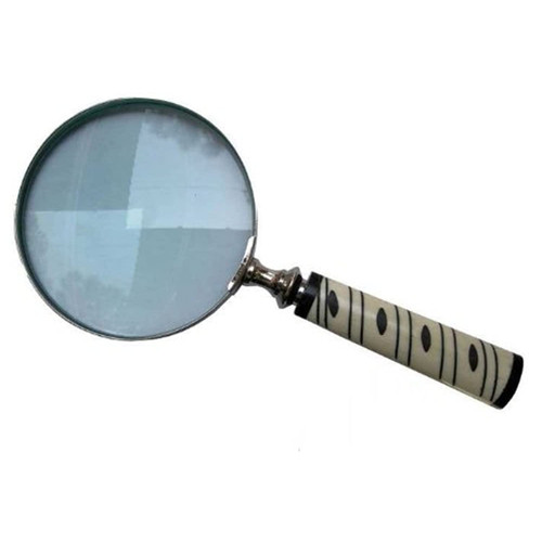 Magnifier In Wood Box- 4 Inches ND041 By OMH
