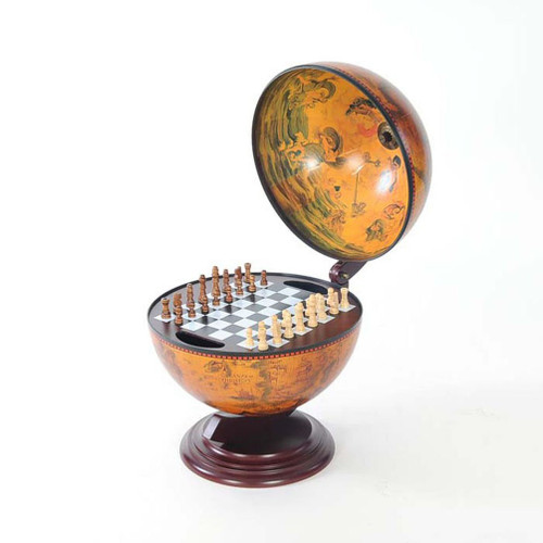 Red Globe 13 Inches With Chess Holder NG019 By OMH