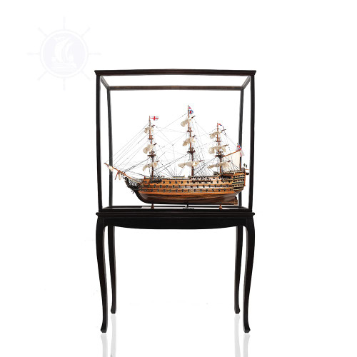 Hms Victory Large With Floor Display Case T034B (Model Kit) By OMH