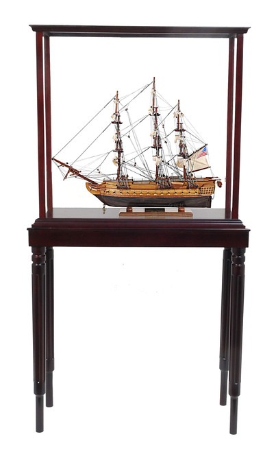Uss Constitution Small With Display Case T089A (Model Kit) By OMH