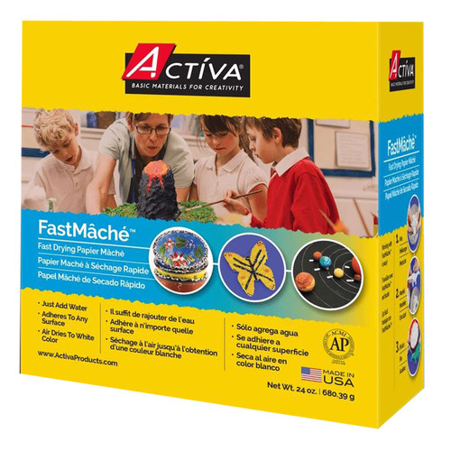Actíva Fastmâché Fast Drying Papier Mâché, 24 Oz. API600