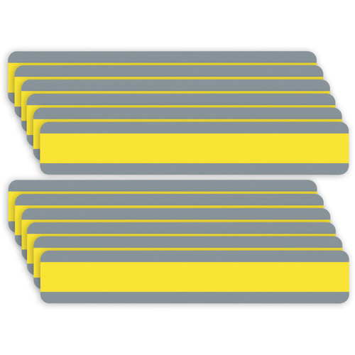 Ashley Double Wide Sentence Strip Reading Guide, 1-1/4" X 7-1/4", Yellow, Pack Of 12 ASH10876