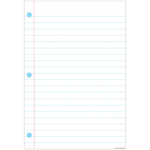 Ashley Smart Poly Notebook Page Chart, Dry-Erase Surface, 13" X 19" ASH91000