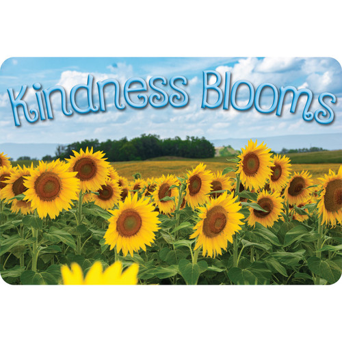 Ashley The Original Fun Mat, Welcome Mat, 15.5" X 23.5", Kindness Sunflowers ASH91530