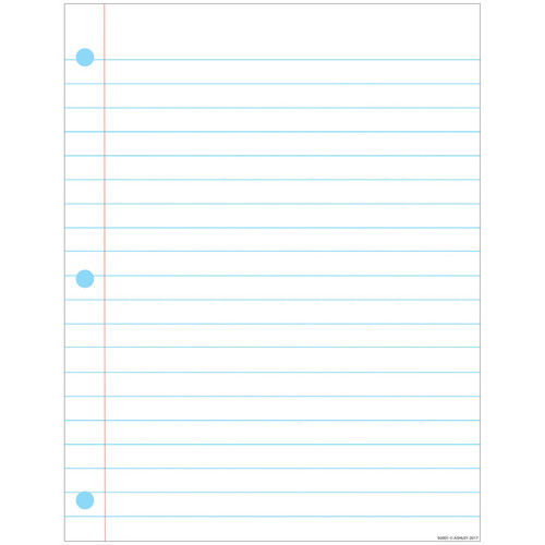 Ashley Smart Poly Notebook Page Chart, Dry-Erase Surface, 17" X 22" ASH92001