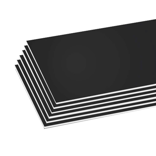 Bazic Foam Board, Black, 20" X 30", Pack Of 6 BAZ594-6
