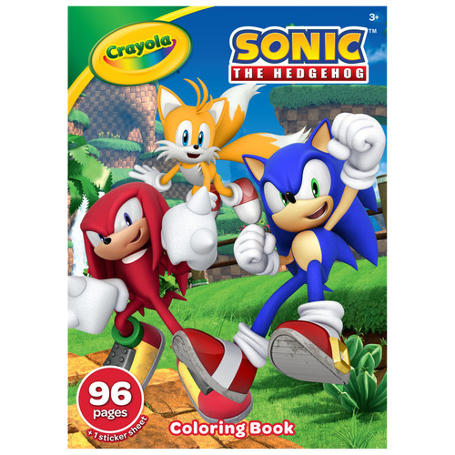 Crayola Sonic The Hedgehog Coloring Book, 96 Coloring Pages BIN040847