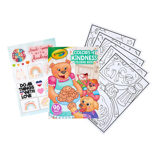 Crayola Colors Of Kindness Coloring Book, 96 Pages BIN042733