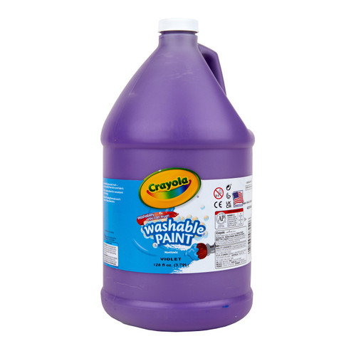 Crayola Washable Paint, Violet, Gallon BIN212840