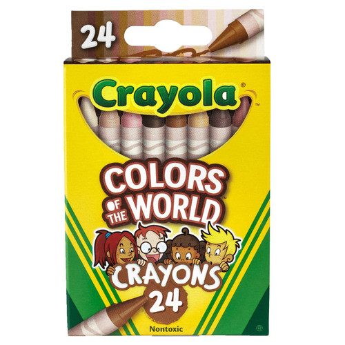 Crayola Colors Of The World Crayons, 24 Colors BIN520108