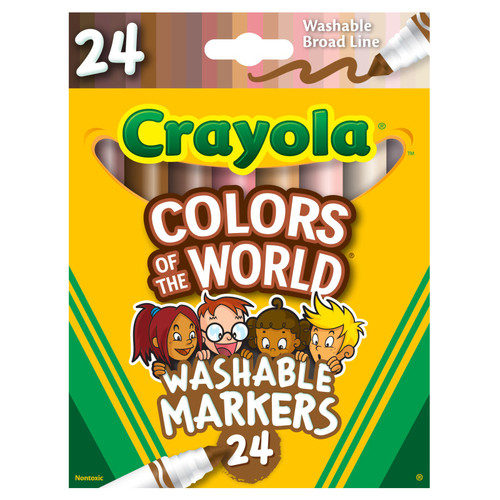 Crayola Colors Of The World Markers, 24 Colors BIN587802