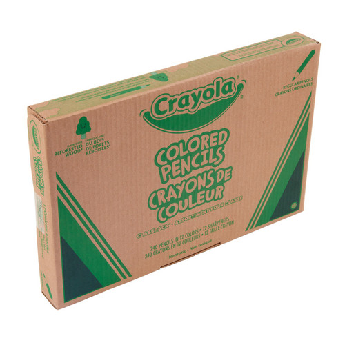 Crayola Colored Pencil Classpack, 240 Count BIN687506