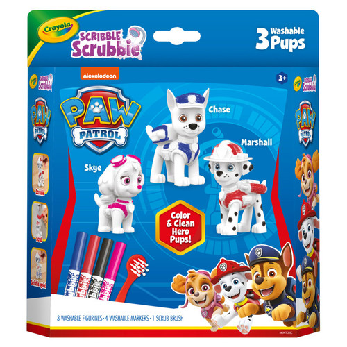 Crayola Scribble Scrubbie Paw Patrol, 3 Count BIN747704