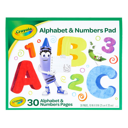 Crayola Alphabet & Numbers Pad BIN993406