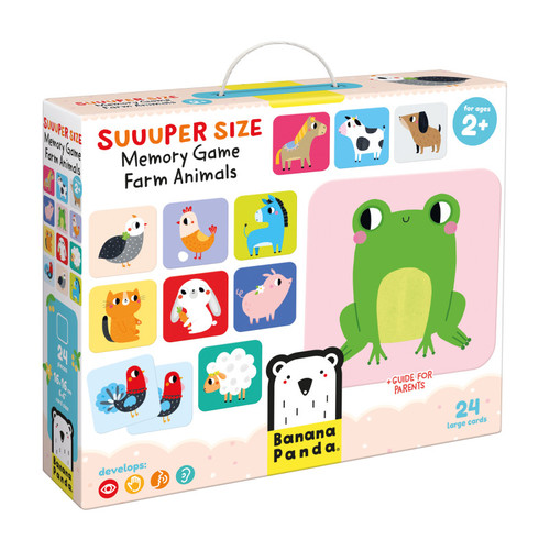 Banana Suuuper Size Farm Animals Memory Game BPN49122