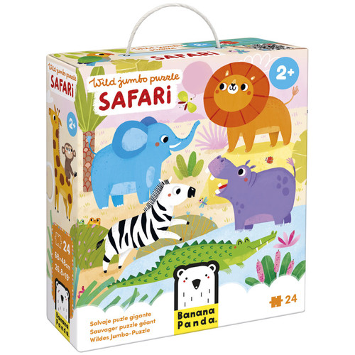 Banana Wild Jumbo Puzzle Safari, 2+ Years BPN49348