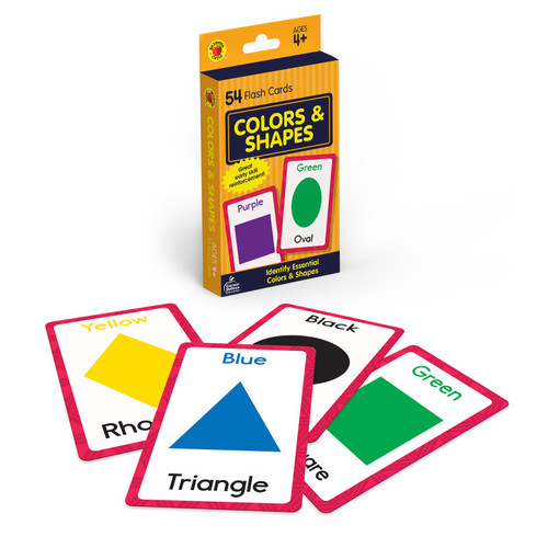 Brighter Colors And Shapes Flash Cards, 54 Cards CD-0769646891