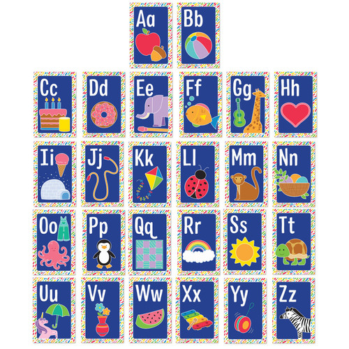 Carson Mini Posters: Alphabet Cards Poster Set CD-106059