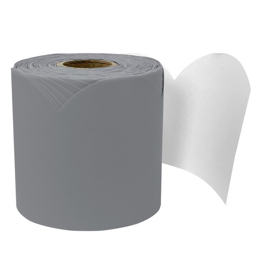 Carson Rolled Scalloped Bulletin Board Border, Steel Gray, 65 Feet CD-108539