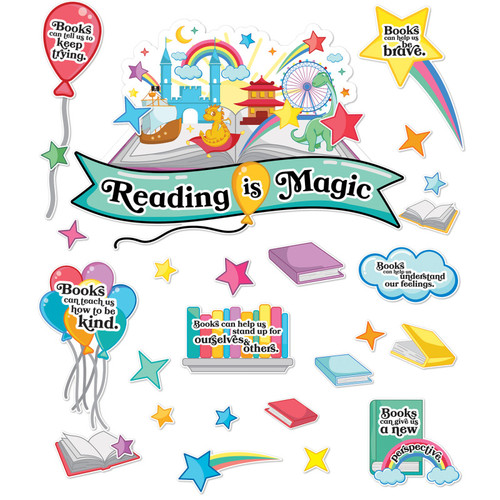 Carson Reading Is Magic Bulletin Board Set CD-110546