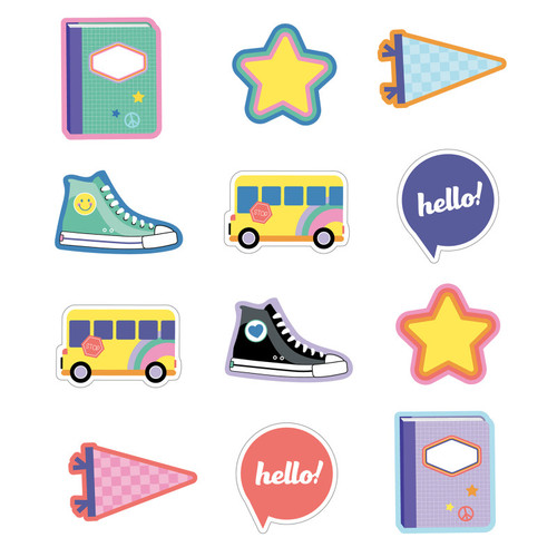 Carson We Stick Together Hello School Cut-Outs, Pack Of 36 CD-120652