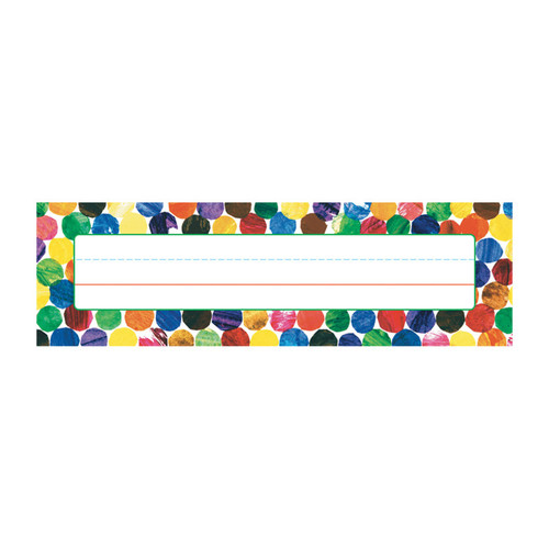 Carson Eric Carle Dots Desk Nameplates, Pack Of 36 CD-122026