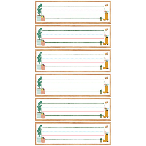 Carson Grow Together Nameplates, 36 Per Pack, 6 Packs CD-122154-6