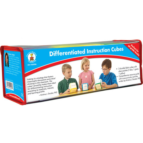 Carson Differentiated Instruction Cubes Manipulative, Grade Pk-5, Pack Of 3 CD-146006