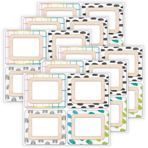 Happily Creatively Inspired Name Tags, 40 Per Pack, 6 Packs CD-150090-6