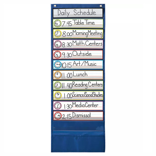 Carson Deluxe Scheduling Pocket Chart CD-158031