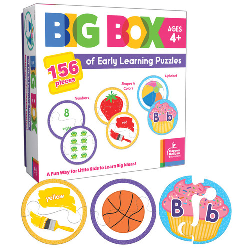 Key Big Box Of Early Learning Puzzles CD-164004