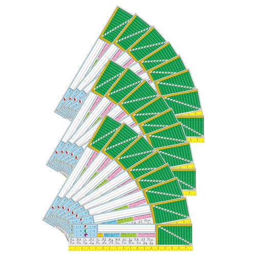 Carson Desk Reference Nameplates, Modern Cursive, 36 Per Pack, 3 Packs CD-2072-3