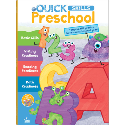 Carson Quick Skills Preschool Workbook CD-705478