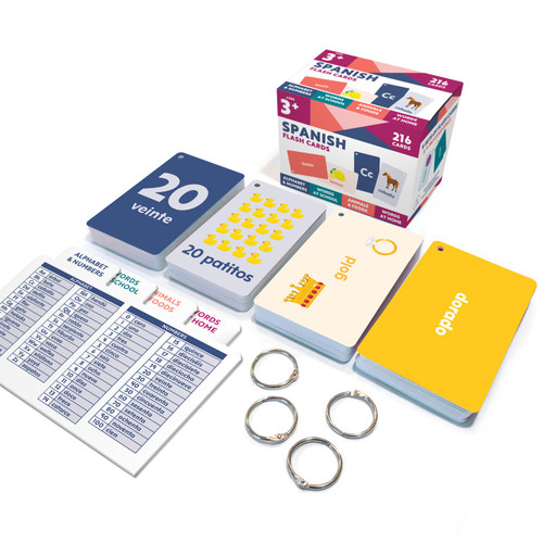 Carson Spanish Flash Cards CD-734109