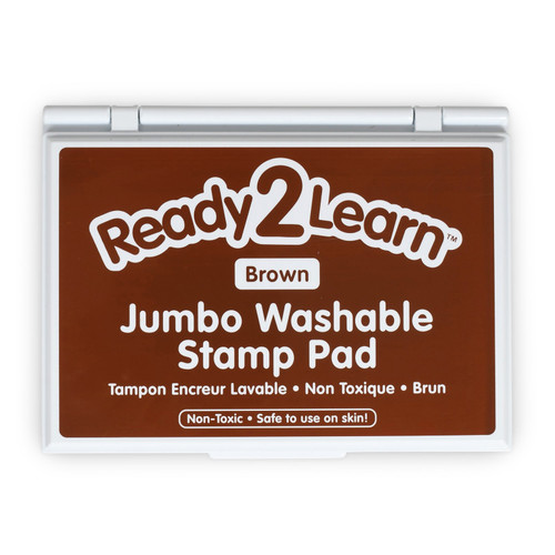 Ready Jumbo Washable Stamp Pad - Brown - 6.2"L X 4.1"W CE-10032