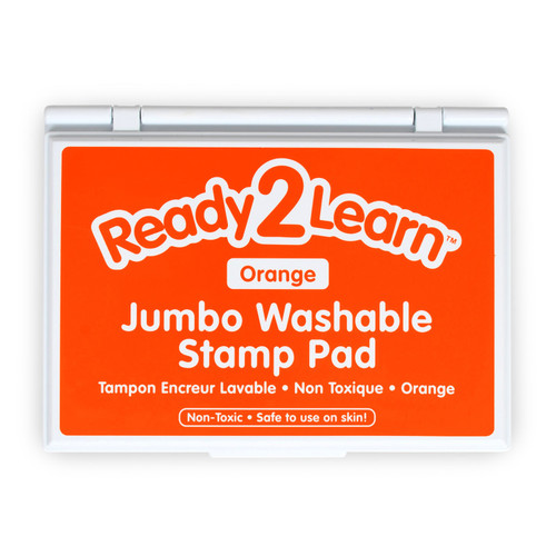 Ready Jumbo Washable Stamp Pad - Orange - 6.2"L X 4.1"W CE-10035
