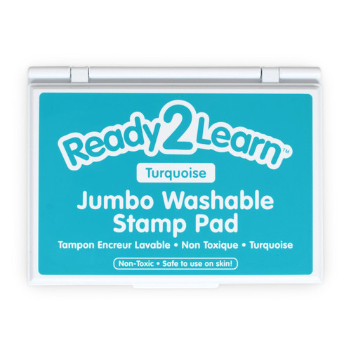 Ready Jumbo Washable Stamp Pad - Turquoise - 6.2"L X 4.1"W CE-10038