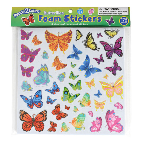Ready Foam Stickers - Butterflies - Pack Of 172 CE-10084