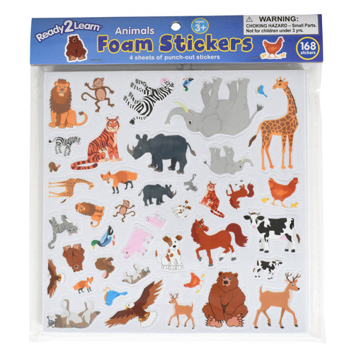 Ready Foam Stickers - Animals - Pack Of 168 CE-10094