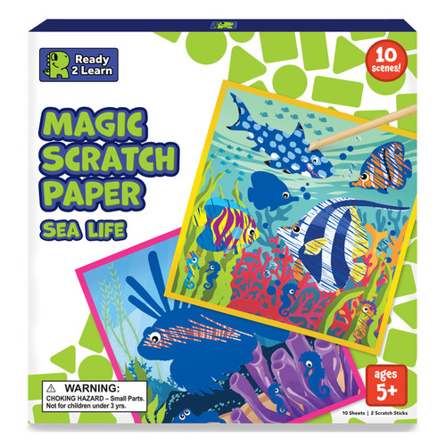 Ready Magic Scratch Paper, Sea-Life CE-10153