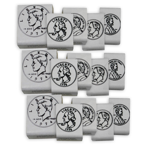 Ready Coin Stamps - Heads - 5 Per Set - 3 Sets CE-103-3