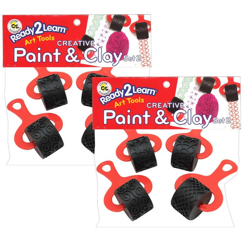 Ready Paint And Clay Explorers - Set 2 - 4 Per Set - 2 Sets CE-6758-2
